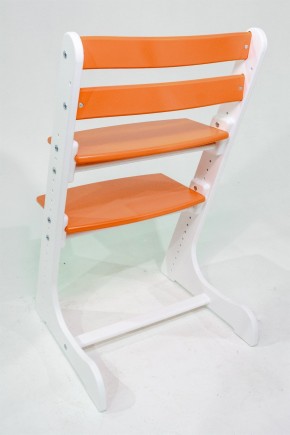 Детский растущий стул Конёк Горбунёк Комфорт ( Бело-оранжевый) в Урае - uray.ok-mebel.com | фото 6