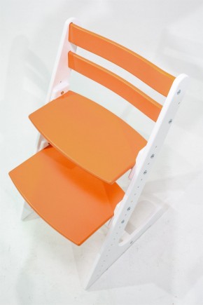 Детский растущий стул Конёк Горбунёк Комфорт ( Бело-оранжевый) в Урае - uray.ok-mebel.com | фото 7