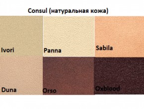 Диван двухместный Алекто Consul натуральная кожа в Урае - uray.ok-mebel.com | фото 5