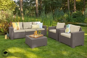 Диван Калифорния 3-х местный (California 2 Sofa), капучино в Урае - uray.ok-mebel.com | фото 3