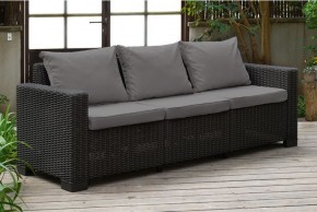 Диван Калифорния 3-х местный (California 3 Sofa), графит в Урае - uray.ok-mebel.com | фото