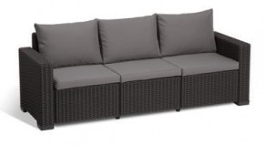 Диван Калифорния 3-х местный (California 3 Sofa), графит в Урае - uray.ok-mebel.com | фото 2