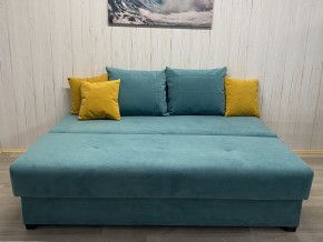 Диван Комфорт-1 (НПБ) велюр Luma 18 + подушки Luma 8 в Урае - uray.ok-mebel.com | фото 3