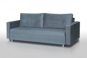 Диван Комфорт с прямыми подлокотниками (микровелюр серый) в Урае - uray.ok-mebel.com | фото