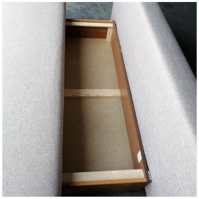 Диван-кровать Комфорт без подлокотников BALTIC AZURE (4 подушки) в Урае - uray.ok-mebel.com | фото 4