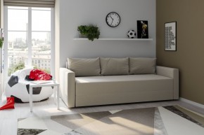 Диван-кровать Вало светло-серый, ткань рогожка в Урае - uray.ok-mebel.com | фото 2