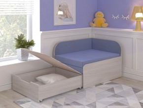 Диван Малютка раскладной (Ясень шимо светлый/Бежевый) в Урае - uray.ok-mebel.com | фото 3