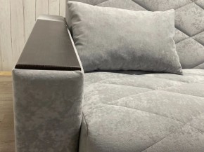 Диван Престиж-15 (НПБ+МДФ) велюр Sensey silver в Урае - uray.ok-mebel.com | фото 6