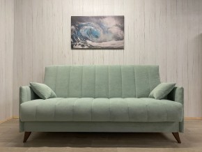 Диван Престиж-3 (НПБ) велюр Sensey mist green в Урае - uray.ok-mebel.com | фото