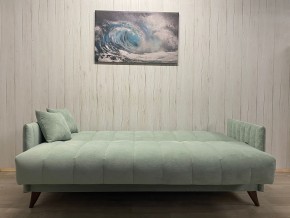 Диван Престиж-3 (НПБ) велюр Sensey mist green в Урае - uray.ok-mebel.com | фото 3