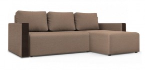 Диван угловой Алиса 3 Bahama BEIGE - Teos Dark Brown в Урае - uray.ok-mebel.com | фото