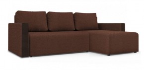Диван угловой Алиса 3 Bahama CHOCOLATE - Teos Dark Brown в Урае - uray.ok-mebel.com | фото