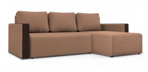 Диван угловой Алиса 3 Bahama GINGER - Teos Dark Brown в Урае - uray.ok-mebel.com | фото