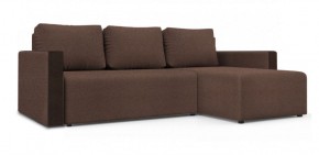Диван угловой Алиса 3 Bahama PEBBLE - Teos Dark Brown в Урае - uray.ok-mebel.com | фото