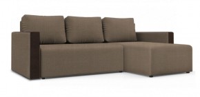 Диван угловой Алиса 3 Vital CARAMEL - Teos Dark Brown в Урае - uray.ok-mebel.com | фото