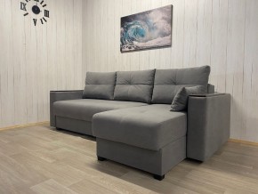 Диван угловой Комфорт-3 (НПБ+МДФ) велюр Galaxy Lite 26 в Урае - uray.ok-mebel.com | фото 2
