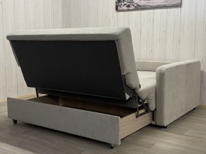 Диван Уют Аккордеон БД 1400 с подлокотниками (НПБ) велюр Comfort 8 в Урае - uray.ok-mebel.com | фото 4