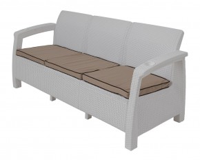 Диван Yalta Premium Sofa 3 Set (Ялта) белый (+подушки под спину) в Урае - uray.ok-mebel.com | фото 1
