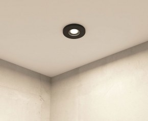 DK2036-BK Встраиваемый светильник влагозащ., IP 44, до 15 Вт, GU10, LED, черный, алюминий в Урае - uray.ok-mebel.com | фото 7