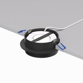 DK2090-BK Встраиваемый светильник FLAT, IP 20, до 15 Вт, GX53, LED, черный, алюминий в Урае - uray.ok-mebel.com | фото 4
