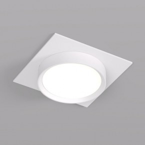 DK2091-WH Встраиваемый светильник FLAT, IP 20, до 15 Вт, GX53, LED, белый, алюминий в Урае - uray.ok-mebel.com | фото