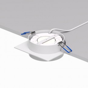 DK2091-WH Встраиваемый светильник FLAT, IP 20, до 15 Вт, GX53, LED, белый, алюминий в Урае - uray.ok-mebel.com | фото 4