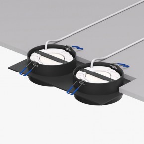 DK2092-BK Встраиваемый светильник FLAT, IP 20, до 15 Вт, GX53, LED, черный, алюминий в Урае - uray.ok-mebel.com | фото 2