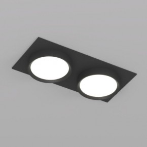 DK2092-BK Встраиваемый светильник FLAT, IP 20, до 15 Вт, GX53, LED, черный, алюминий в Урае - uray.ok-mebel.com | фото 4