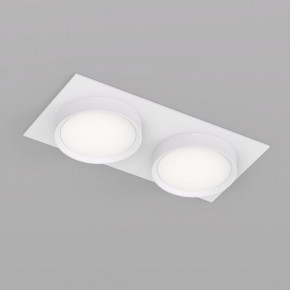 DK2092-WH Встраиваемый светильник FLAT, IP 20, до 15 Вт, GX53, LED, белый, алюминий в Урае - uray.ok-mebel.com | фото 2