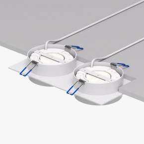 DK2092-WH Встраиваемый светильник FLAT, IP 20, до 15 Вт, GX53, LED, белый, алюминий в Урае - uray.ok-mebel.com | фото 4