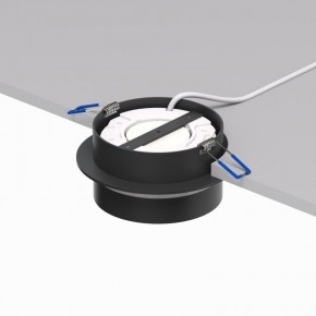 DK2100-BK Встраиваемый светильник NIKO, IP 20, до 15 Вт, GX53, LED, черный, акрил, алюминий в Урае - uray.ok-mebel.com | фото 4