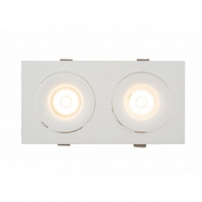 DK2122-WH Встраиваемый светильник, IP 20, 50 Вт, GU10, белый, алюминий в Урае - uray.ok-mebel.com | фото