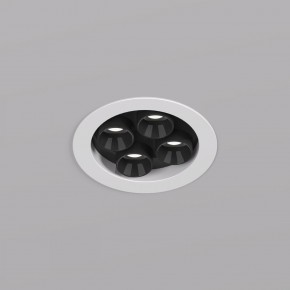 DK2510-WB Встраиваемый светильник SPACE со светодиодом d65 220V 8W 38° 4000К IP20 белый/черный алюминий в Урае - uray.ok-mebel.com | фото