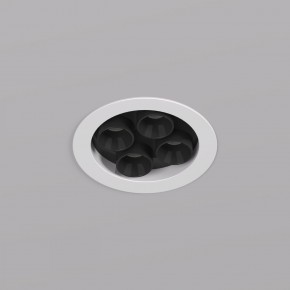 DK2510-WB Встраиваемый светильник SPACE со светодиодом d65 220V 8W 38° 4000К IP20 белый/черный алюминий в Урае - uray.ok-mebel.com | фото 2