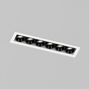 DK2514-WB Встраиваемый светильник SPACE со светодиодом L126mm 220V 10W 38° 4000К IP20 белый/черный алюминий в Урае - uray.ok-mebel.com | фото