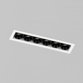 DK2514-WB Встраиваемый светильник SPACE со светодиодом L126mm 220V 10W 38° 4000К IP20 белый/черный алюминий в Урае - uray.ok-mebel.com | фото 2