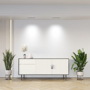 DK2515-WB Встраиваемый светильник SPACE со светодиодом L240mm 220V 20W 38° 4000К IP20 белый/черный алюминий в Урае - uray.ok-mebel.com | фото 7