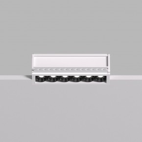 DK2531-WB Встраиваемый светильник SPACE со светодиодом под шпатлевку L126mm 220V 10W 38° 4000К IP20 белый/черный алюминий в Урае - uray.ok-mebel.com | фото 3