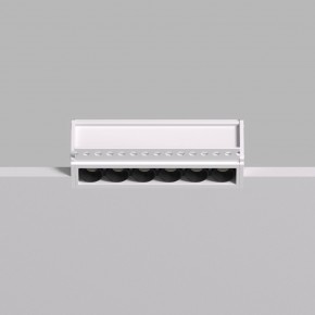 DK2531-WB Встраиваемый светильник SPACE со светодиодом под шпатлевку L126mm 220V 10W 38° 4000К IP20 белый/черный алюминий в Урае - uray.ok-mebel.com | фото 4