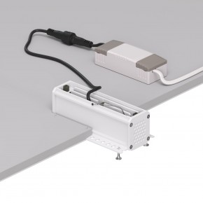 DK2531-WB Встраиваемый светильник SPACE со светодиодом под шпатлевку L126mm 220V 10W 38° 4000К IP20 белый/черный алюминий в Урае - uray.ok-mebel.com | фото 5
