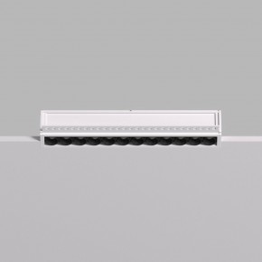 DK2532-WB Встраиваемый светильник SPACE со светодиодом под шпатлевку L240mm 220V 20W 38° 4000К IP20 белый/черный алюминий в Урае - uray.ok-mebel.com | фото 4