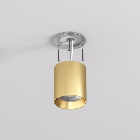 DK2610-SB Накладной светильник SHINE TUBE со светодиодом, D70*H80, IP20, 3000К, 10W, RA?90, сатинированная латунь, алюминий в Урае - uray.ok-mebel.com | фото 3