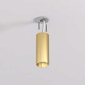 DK2615-SB Накладной светильник SHINE TUBE со светодиодом, D45*H115, IP20, 3000К, 7W, RA?90, сатинированная латунь, алюминий в Урае - uray.ok-mebel.com | фото 3
