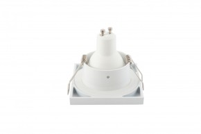 DK3014-WH Встраиваемый светильник влагозащ., IP 44, 50 Вт, GU10, белый, алюминий в Урае - uray.ok-mebel.com | фото 5