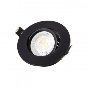 DK3020-BK Встраиваемый светильник, IP 20, 10 Вт, GU5.3, LED, черный, пластик в Урае - uray.ok-mebel.com | фото 1
