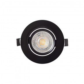 DK3020-BK Встраиваемый светильник, IP 20, 10 Вт, GU5.3, LED, черный, пластик в Урае - uray.ok-mebel.com | фото 3