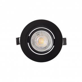 DK3020-BK Встраиваемый светильник, IP 20, 10 Вт, GU5.3, LED, черный, пластик в Урае - uray.ok-mebel.com | фото