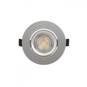 DK3020-CM Встраиваемый светильник, IP 20, 10 Вт, GU5.3, LED, серый, пластик в Урае - uray.ok-mebel.com | фото