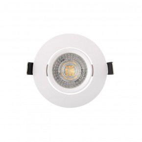 DK3020-WH Встраиваемый светильник, IP 20, 10 Вт, GU5.3, LED, белый, пластик в Урае - uray.ok-mebel.com | фото 1