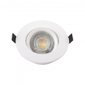 DK3020-WH Встраиваемый светильник, IP 20, 10 Вт, GU5.3, LED, белый, пластик в Урае - uray.ok-mebel.com | фото 2